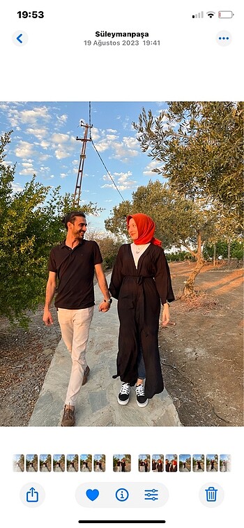 Siyah uzun kimono Trendyolmilla