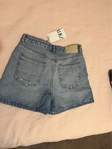 34 Beden Zara denim kot şort
