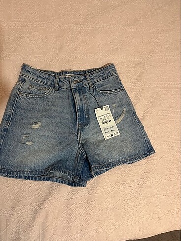 Zara Zara denim kot şort
