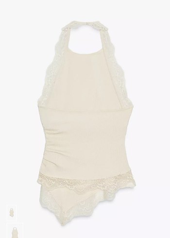 Dantelli Kolsuz Bluz - Görsel 2