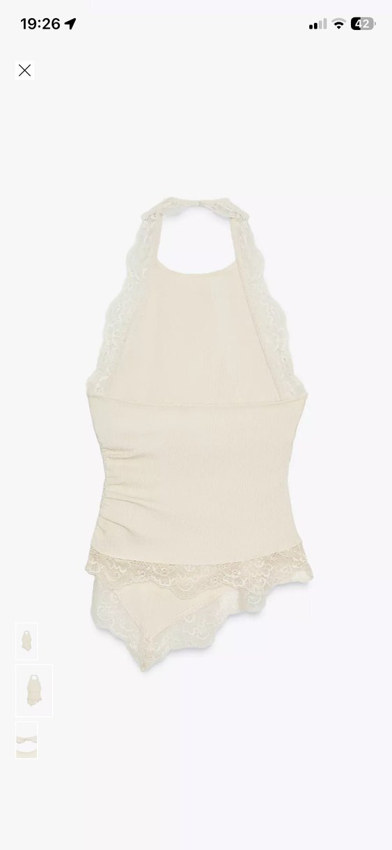 Dantelli Kolsuz Bluz - Görsel 2