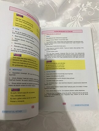  Beden Renk Lys edebiyat el kitabı