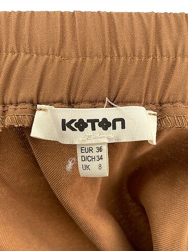 36 Beden kahverengi Renk Koton Uzun Midi Etek p İndirimli.