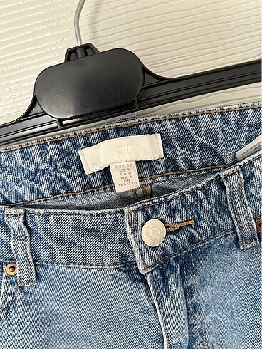 38 Beden mavi Renk H&m straight fit jean