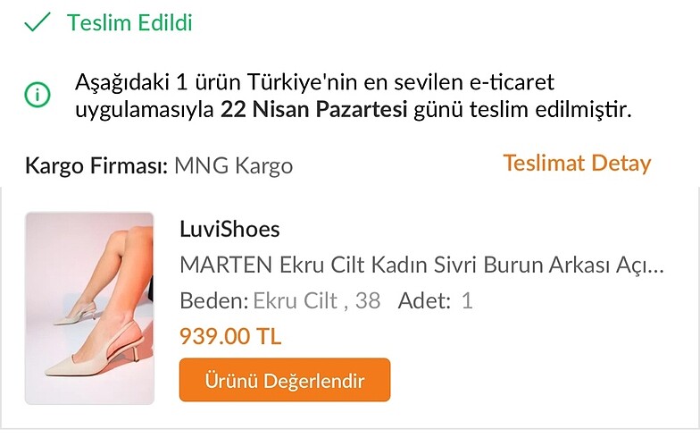 Diğer Ekru sivri burun arkası açık ayakkabı