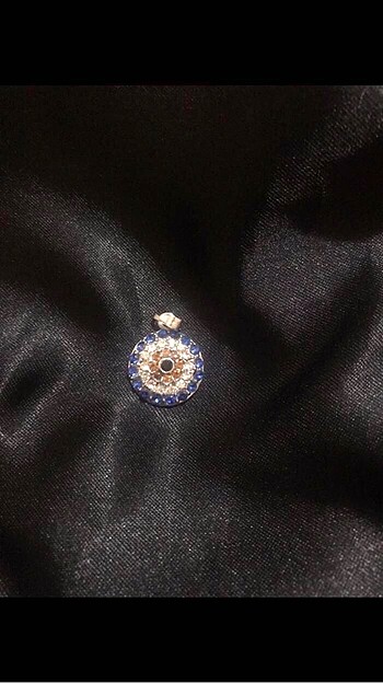 Zirkon taşlı gümüş kaplama kolye ucu - Görsel 5