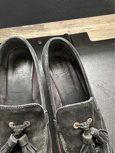 inci Hakiki süet loafer