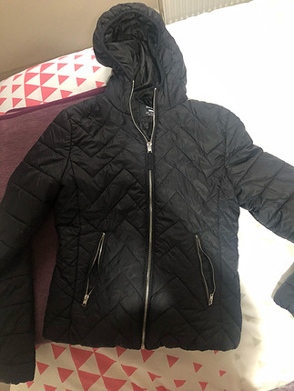 Bershka siyah mont