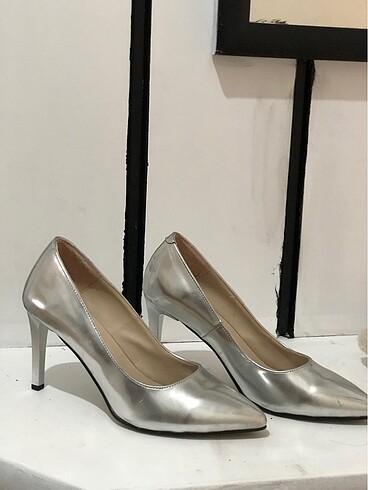 Stiletto gümüş