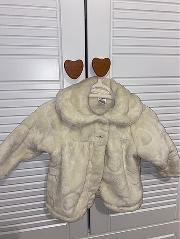 Kız bebek peluş mont