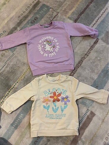 Kız bebek sweatshirt