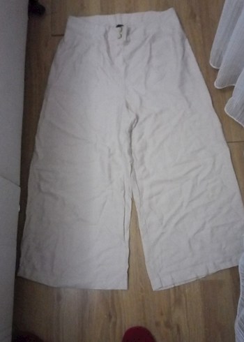 Kadın krem Salaş Pantolon