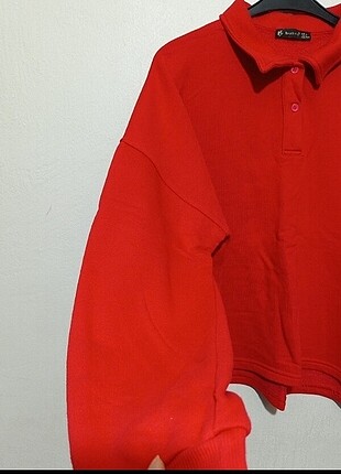 xl Beden kırmızı Renk Kırmızı sweatshirt