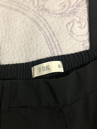 Beli lastikli kumaş pantolon