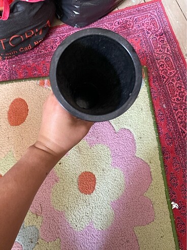  Beden siyah Renk Büyük çiçekler için saksı