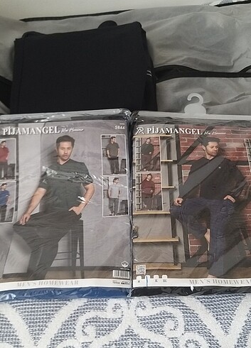 Yazlık Kısa Kollu Mavi renk  Pijama Takımı - Görsel 4