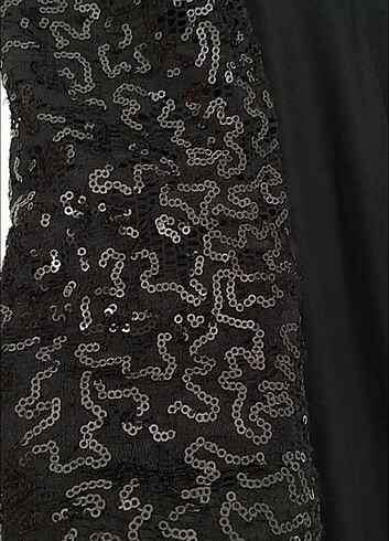 Siyah M / 38 Abiye / Gece Elbisesi - Görsel 7