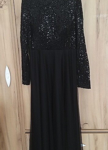 Siyah M / 38 Abiye / Gece Elbisesi - Görsel 2