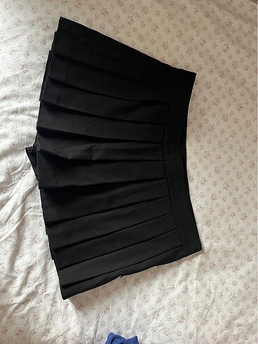 Zara Pileli Zara mini etek