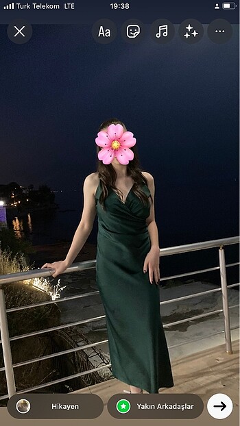Yeşil abiye