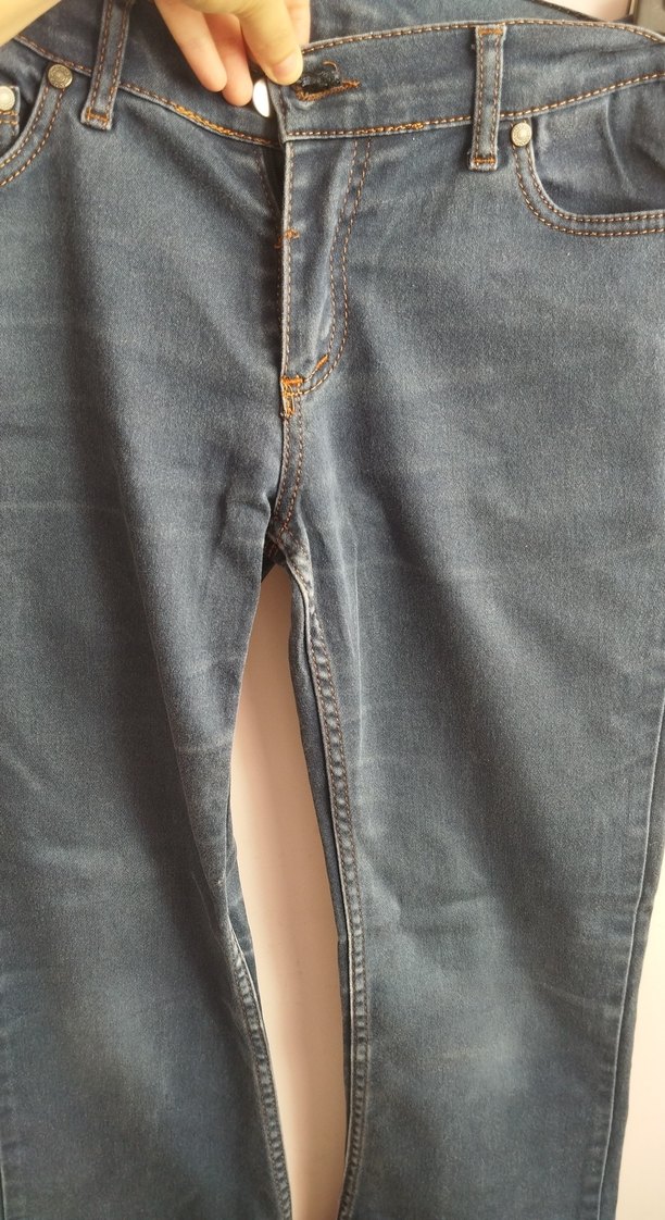 lacivert İspanyol paça pantolon - Görsel 4