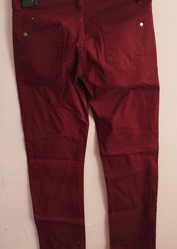 Bordo pantolon - Görsel 2