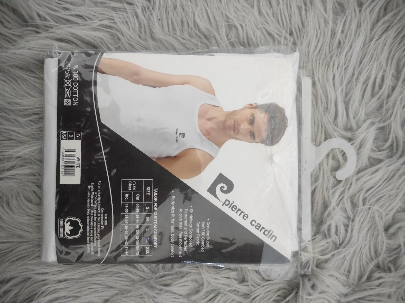 Pierre Cardin Erkek Baskılı Beyaz Atlet 3'lü Paket - Görsel 3