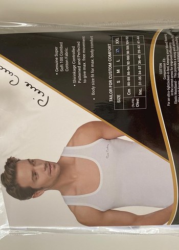 Pierre Cardin Beyaz Erkek Atlet - Görsel 2