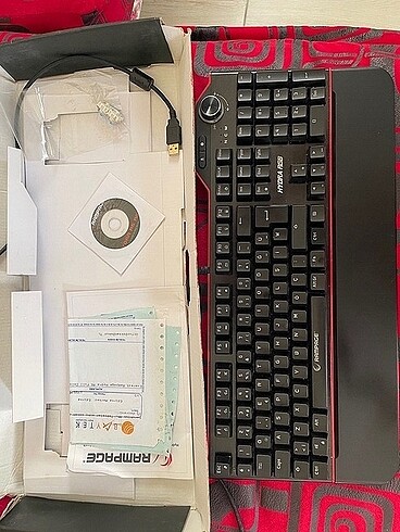 Rampage Rampage RGB R6 Full RGB mekanik oyuncu klavye