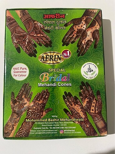 universal Beden Doğal Hint Kınası