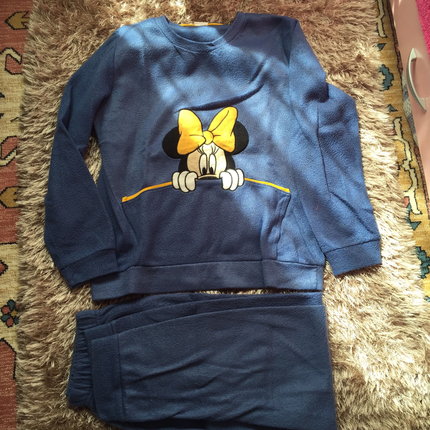 Mavi polar pijama