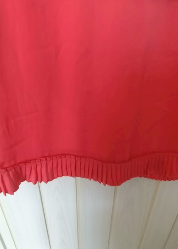 H&M Pembe Pilili özel gün ve iş elbise - Görsel 4