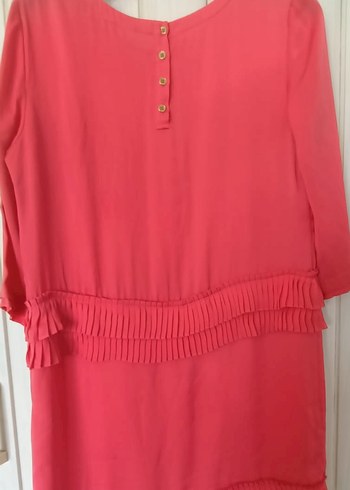 H&M Pembe Pilili özel gün ve iş elbise - Görsel 2