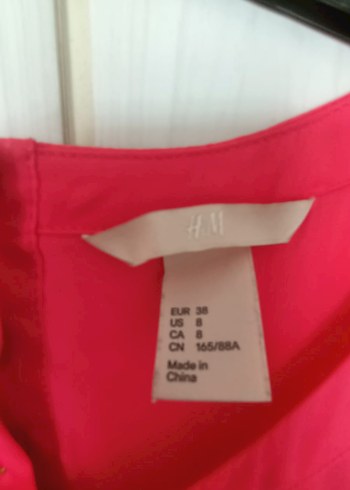 H&M Pembe Pilili özel gün ve iş elbise - Görsel 5