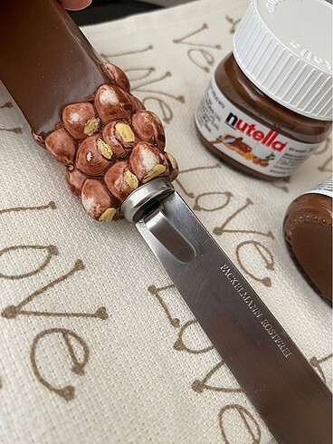  Beden kahverengi Renk Çikolata Saplı Bıçak