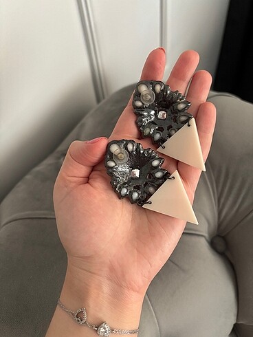 Zara Zara Taşlı Küpe
