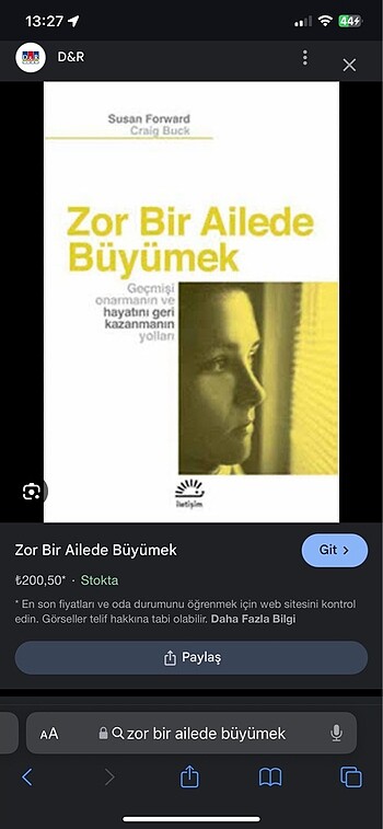 ZOR BİR AİLEDE BÜYÜMEK KİTABI