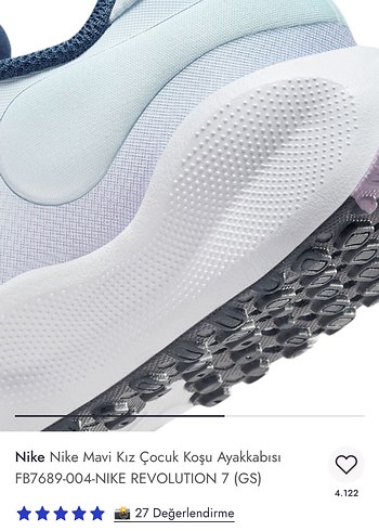 Nike Nike Revolution 7 GS Beyaz Sneaker
