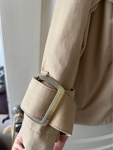 xl Beden camel Renk Trenchcoat