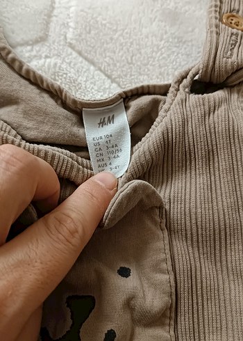 Bej Uzun Kollu Bebek Erkek Tulum - Görsel 2