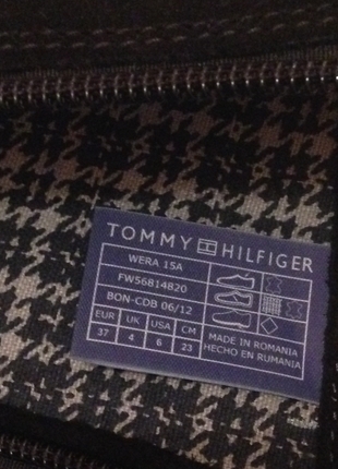 37 Beden siyah Renk Tommy Hilfiger süet siyah çizme 37No