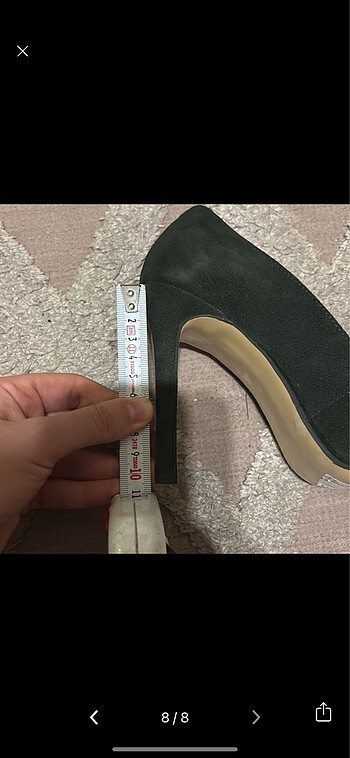 Haki Topuklu Ayakkabı - Görsel 5