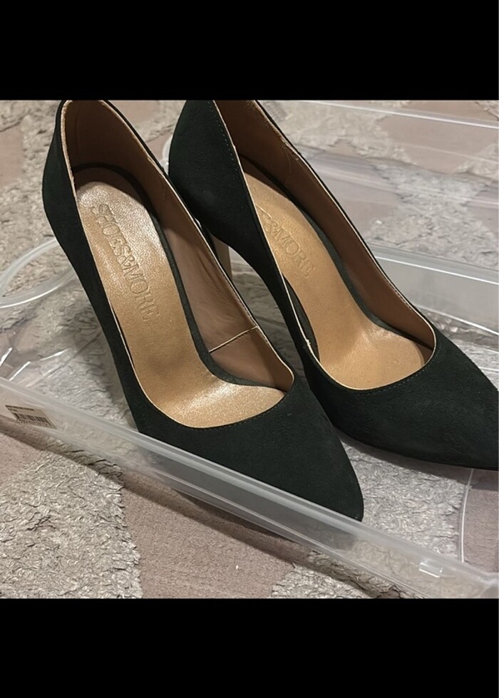 Haki Topuklu Ayakkabı - Görsel 2