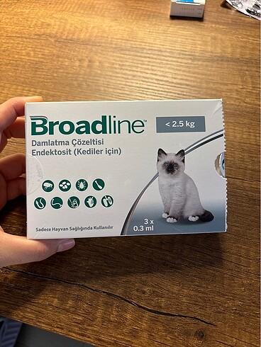 Broadline yavru kedi dış parazit damlası