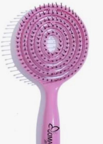 Pembe Spiral Saç Fırçası