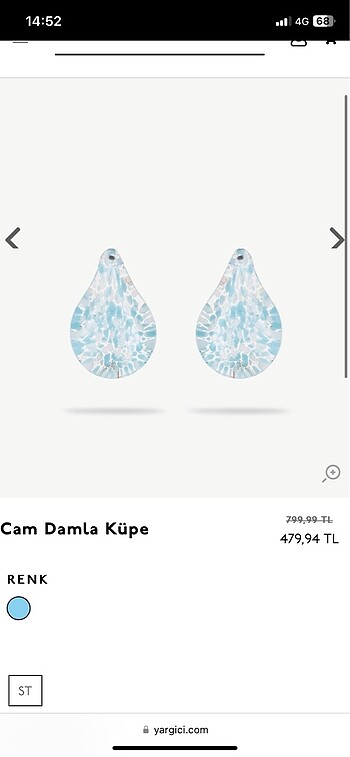 Yargıcı Cam Küpe