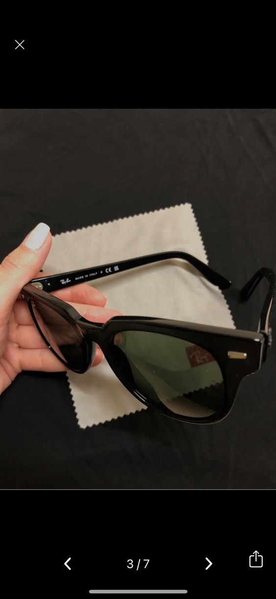 Kadın Siyah Parlak Camlı Gözlük - Görsel 2