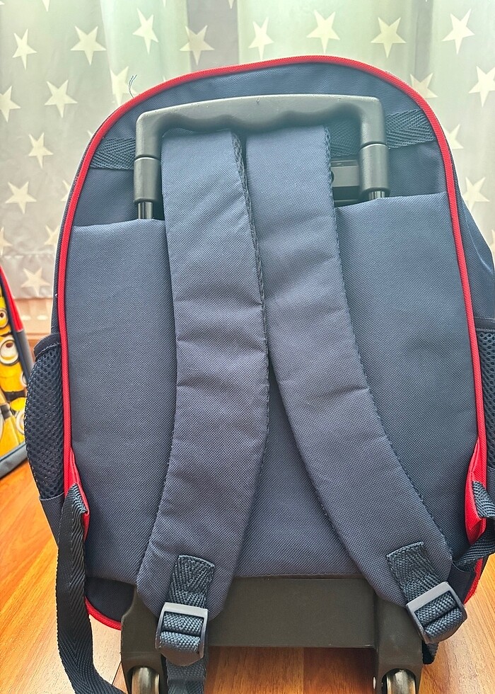 Spiderman çek çek çanta - Görsel 3