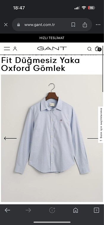 Gant Gant gömlek