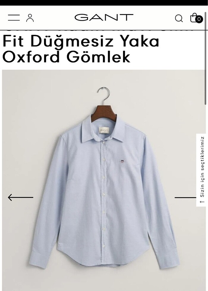 Gant gömlek - Görsel 2